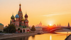 Golden Morning in Moscow