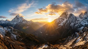 Golden Mountain Dawn