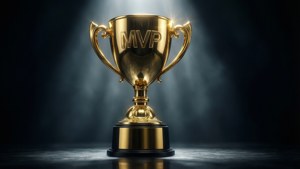 Golden MVP Trophy