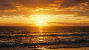 Golden Ocean Sunrise