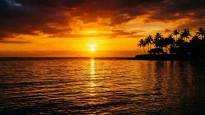 Golden Ocean Sunset
