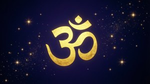 Golden Om in Cosmos