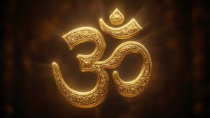 Golden Om Ornament