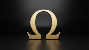 Golden Omega Abstract