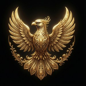 Golden Ornate Bird