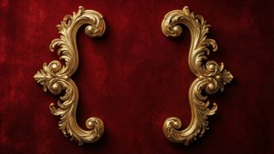 Golden Ornate Bracket