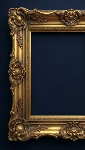Golden Ornate Frame
