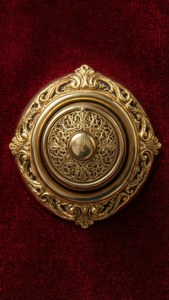 Golden Ornate Power Button
