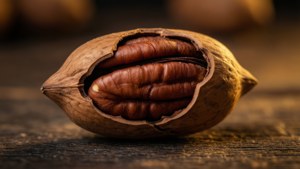 Golden Pecan Close-Up