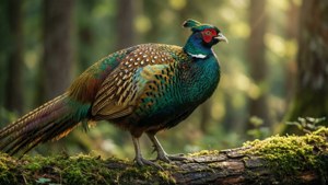 Golden Pheasant in Forest