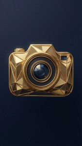 Golden Polygon Camera