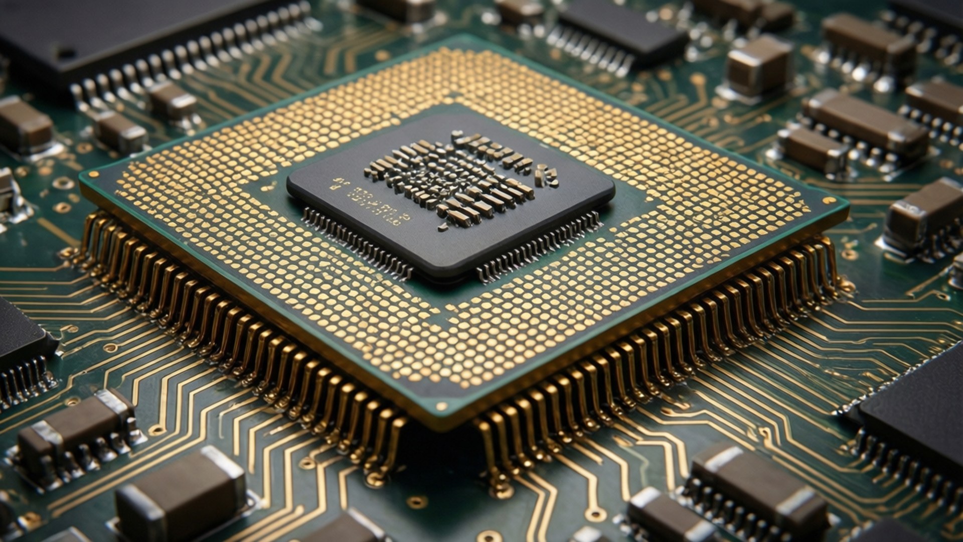 Golden Processor by Wallpapers.art Studio