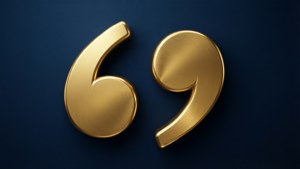 Golden Quotation Marks
