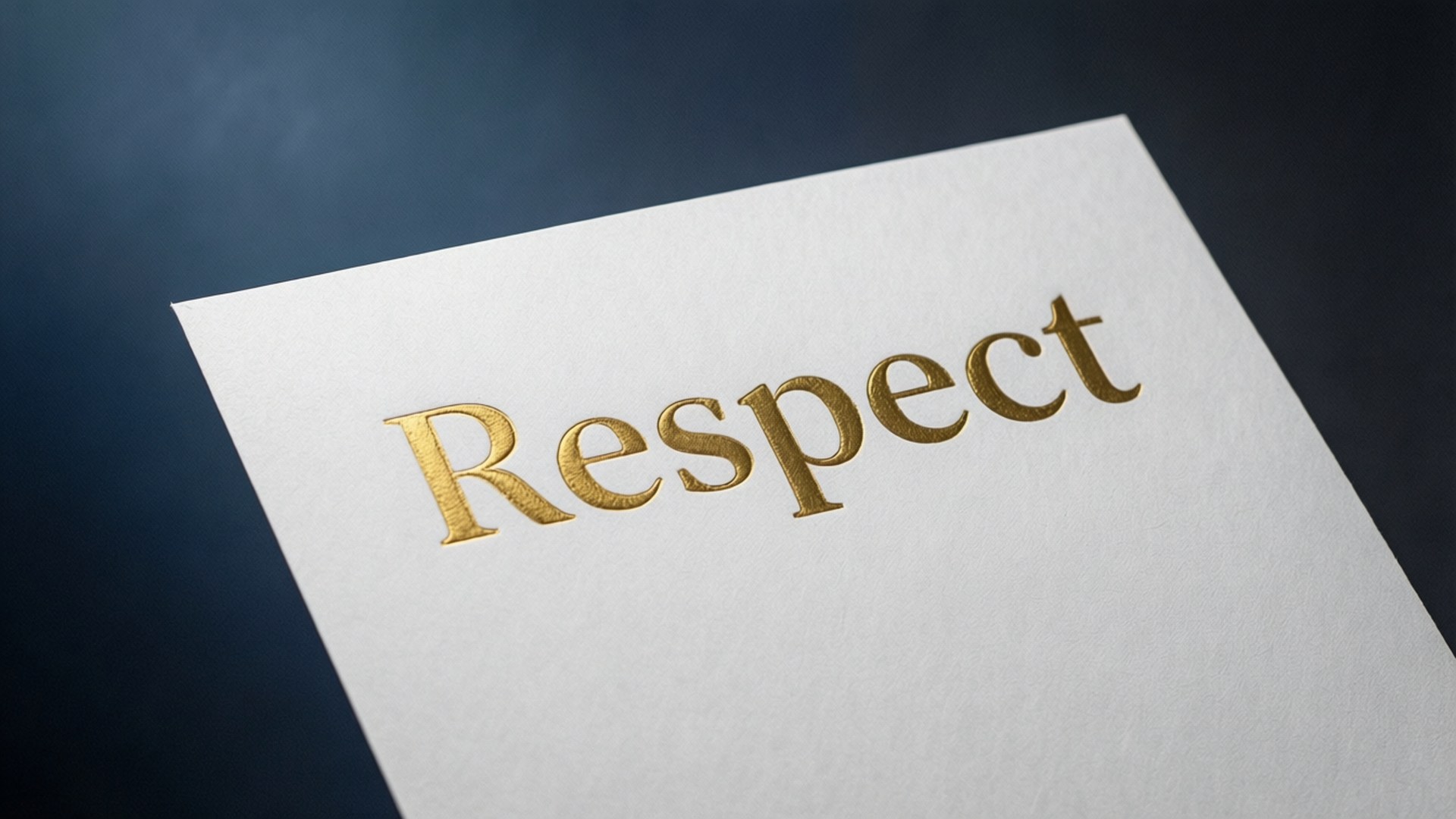 Golden Respect Emboss by Wallpapers.art Studio