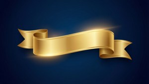 Golden Ribbon Elegance