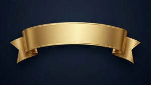Golden Ribbon Elegance
