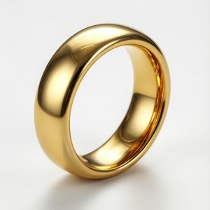 Golden Ring Isolated
