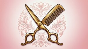 Golden Scissors Logo