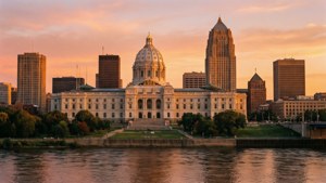 Golden Skyline over Saint Paul