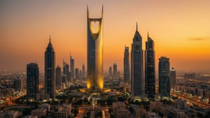 Golden Skyline Sunset
