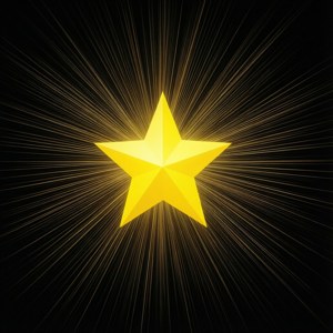 Golden Star Burst