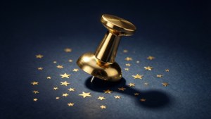 Golden Star Pin
