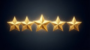 Golden Star Rating Glow