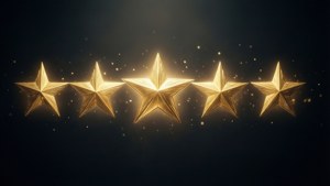 Golden Star Rating Glow