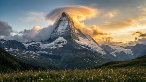 Golden Summit Sunrise