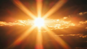Golden Sunburst Flare