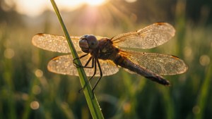 Golden Sunrise Dragonfly