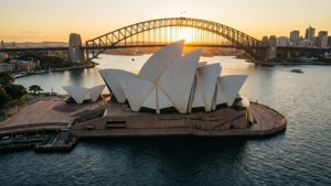 Golden Sunrise Over Opera