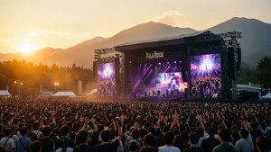 Golden Sunset at Fuji Rock