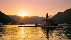 Golden Sunset at the Islet