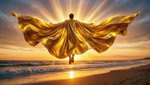Golden Sunset Cape