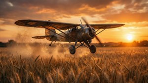 Golden Sunset Flight