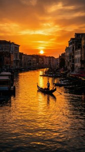 Golden Sunset Reflections