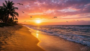 Golden Sunset Serenity