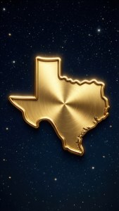 Golden Texas Starry Night