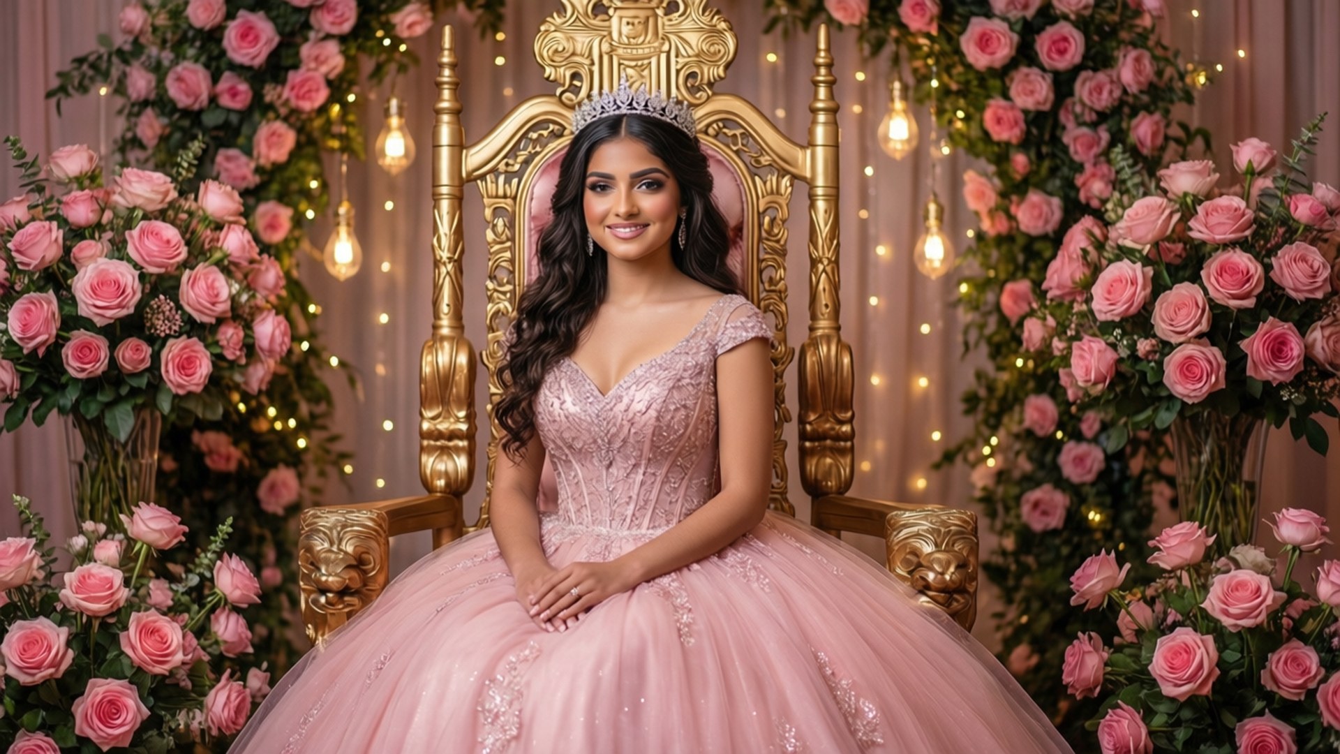 Golden Throne Quince by Wallpapers.art Studio