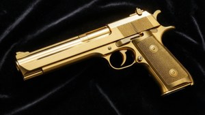Golden Tommy Gun Luxury