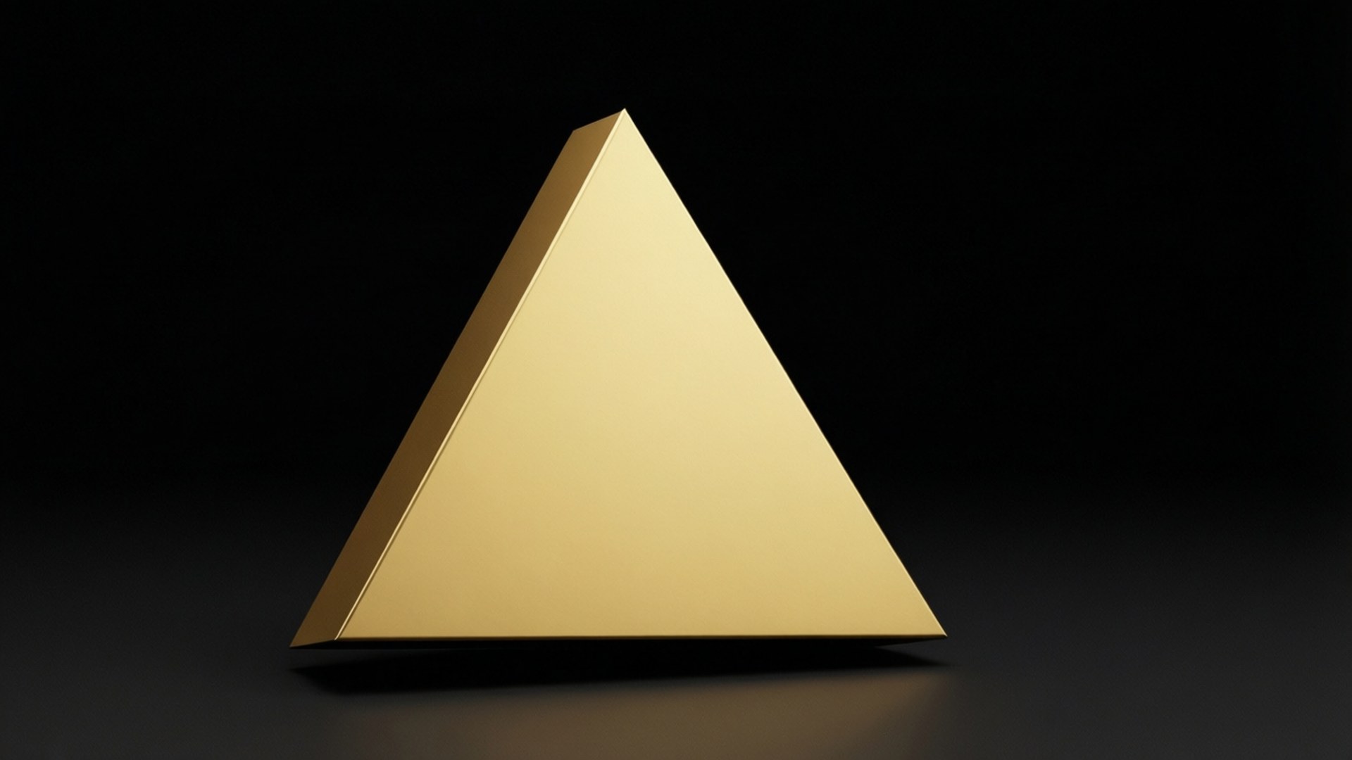 Golden Triangle Minimal by Wallpapers.art Studio
