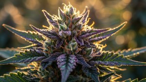 Golden Trichome Close-up