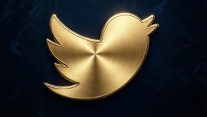 Golden Twitter Bird Elegance