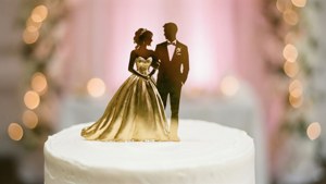 Golden Wedding Topper