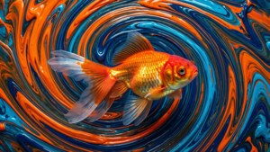 Goldfish Color Vortex