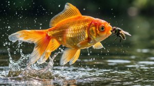 Goldfish Leap Capture