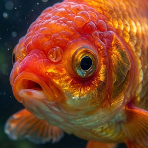 Goldfish Scales Macro