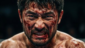 Gomi's Battle Scarred Face
