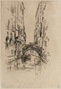 Gondola under a Bridge